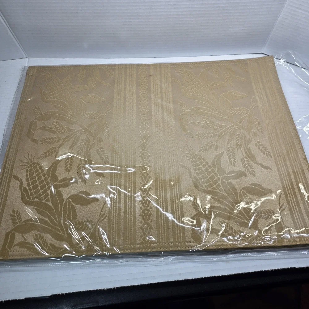 Lauren‎ Ralph Lauren Allerton Damask Camel Placemats (Set of 4)